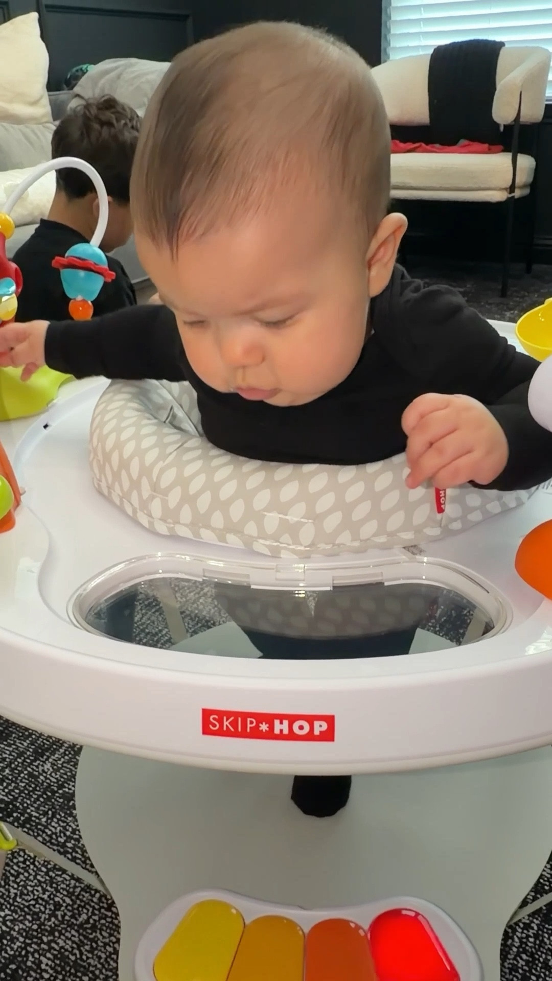 New activity center 

Baby toys 
Baby must haves 
Baby 
4 months old 

#LTKmomlife #LTKBaby #LTKKids