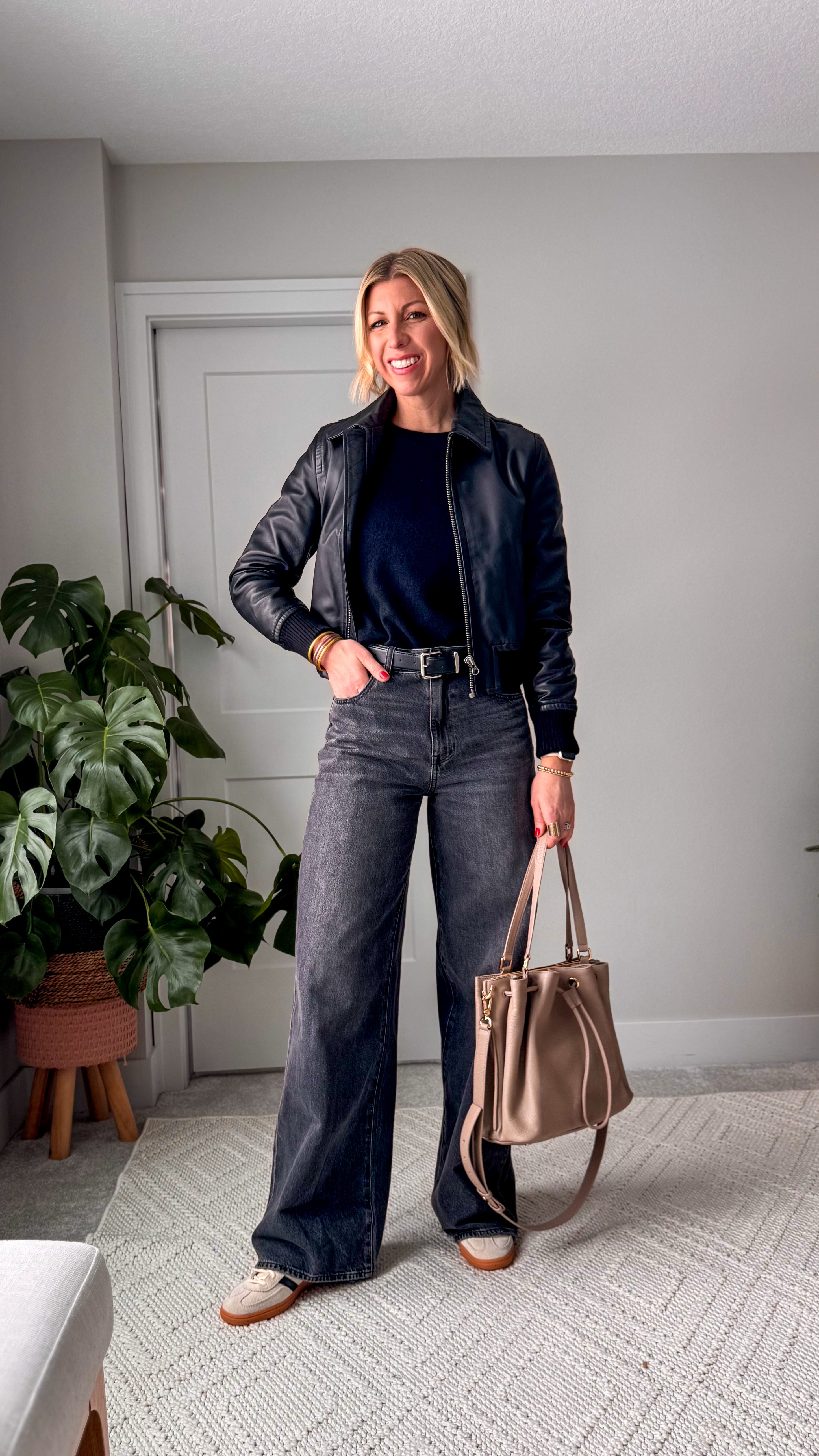 Gray wash jeans are a huge denim trend for 2025. I love that they look a little bit more elevated than a blue denim. A great smart casual work pant or date night look. But it just easily be more casually for every day. these fit to true to size & come in different in seam length. I’m 510 and wearing a size 28 tall.

#LTKOver40 #LTKStyleTip #LTKWatchNow