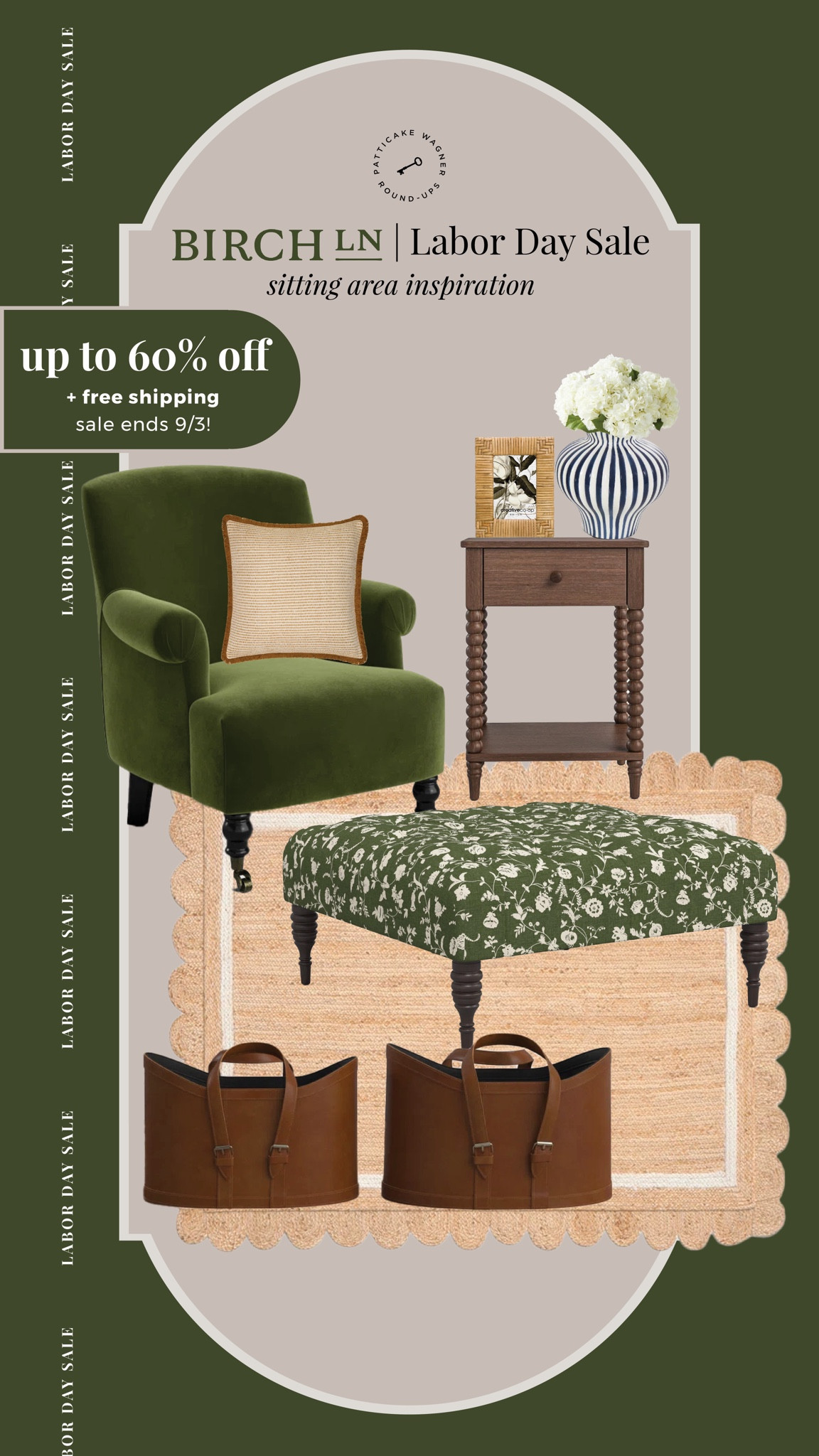 Birch Lane Labor Day Sale ends tomorrow! So many limited time offers, up to 60% off with fast + free shipping. Rounded up my favorites as inspiration for our guest bedroom. I ended up ordering these green chairs 😍! @birchlane #BirchLanePartner #MyBirchLane #falldecor #fallhomedecor

#LTKFallSale #LTKHome #LTKSaleAlert
