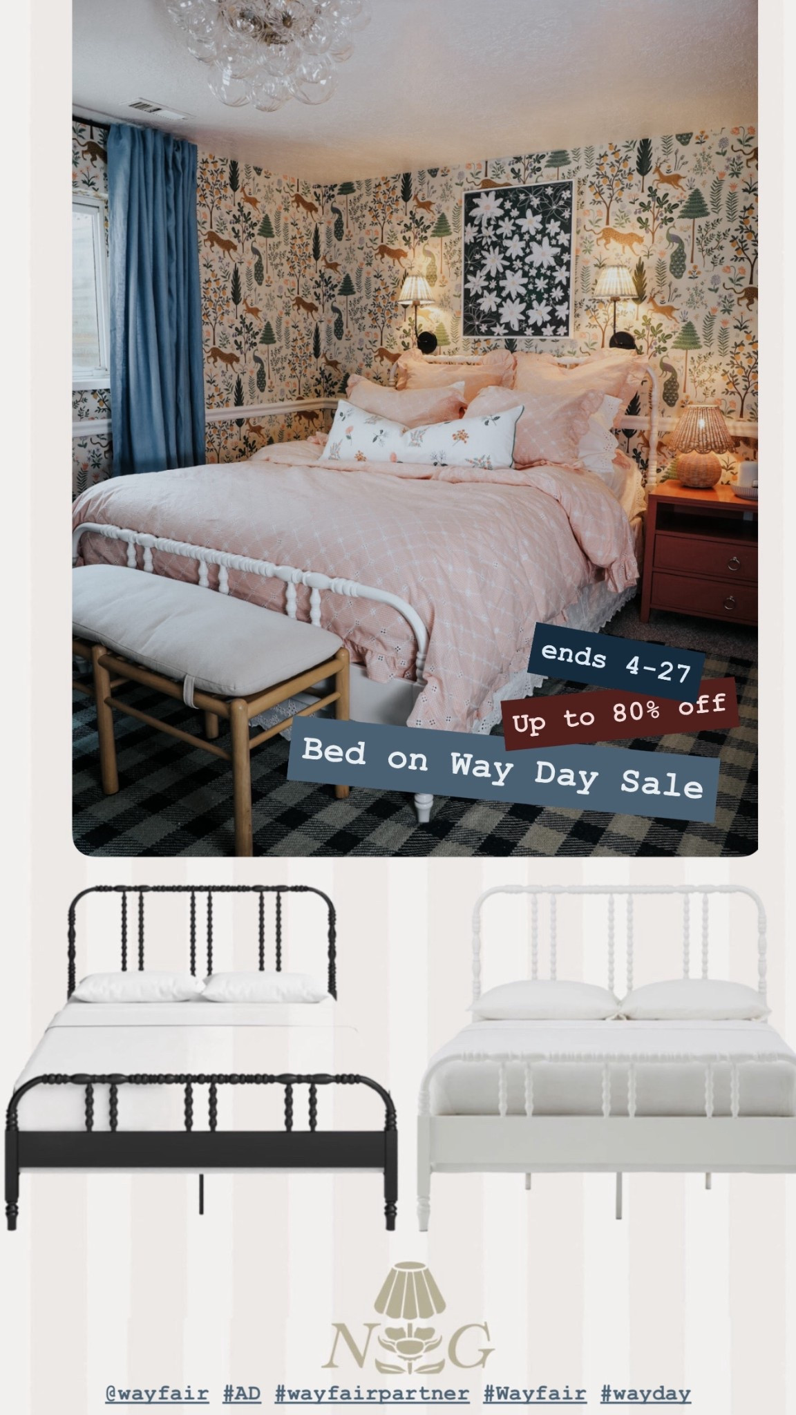 WAY DAY
Up to 80% off
Free Shipping
4/25-4/27
@wayfair #AD #wayfairpartner #Wayfair #WayDay