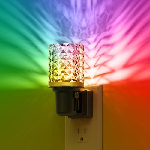 L LOHAS LED Night Light, Dimmable Night Lights Plug into Wall, Color Changing Nightlight RGB with Auto Light Sensor, 0-100LM Adjustable Brightness LED Night Light | Amazon (US)
