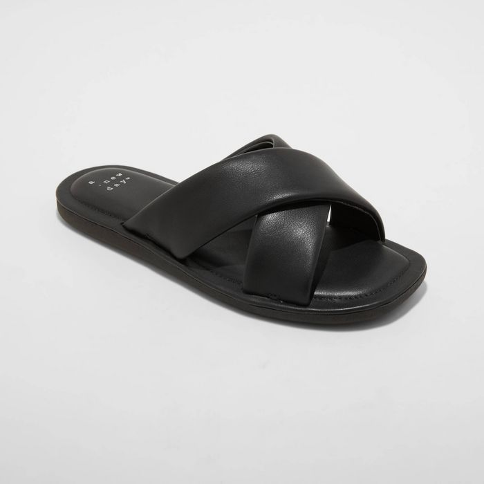 Women's Daisy Crossband Slide Sandals - A New Day™ | Target