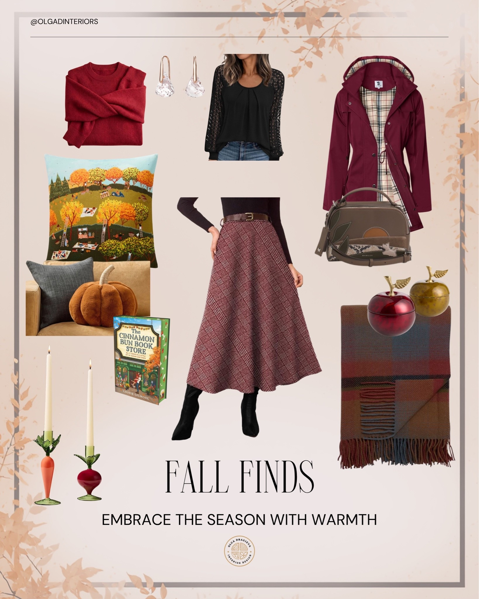 Fall finds, plaid skirt, leather boots, affordable rain coat, Radley purse, wool throw, book for cosy nights, candles, throw pillows and cashmere sweaters. #fall #fashion #homedecor

#LTKSeasonal #LTKHome #LTKSaleAlert