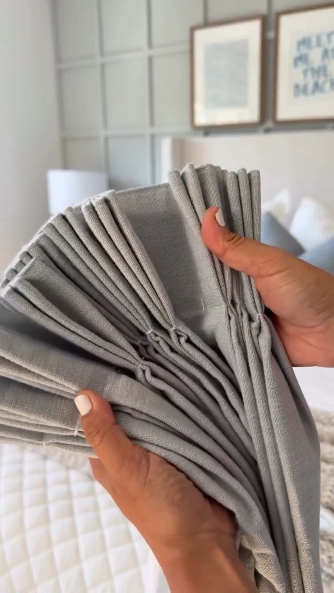 When I say custom curtains change everything… try truly do! 🩵 My daughter’s room instantly went from feeling a little bare to cozy, layered, and so her style. 

These @twopagescurtains custom panels pulled her whole modern coastal vision to life, adding the perfect soft blues, airy textures, and that warm yet elevated vibe we’ve been dreaming of. 🌊✨

I went with the Isabella Heavyweight Cotton Drapery in Winter Sky (triple pleat header, privacy lined, and memory trained so they always hang perfectly).



Make sure to use code MEGGIEFERRERHOME for 22% off! 🫶

#twopagescurtains #curtainmakeover #moderncoastal #neutralhome #coastalbedroom #curtaininspo #cozybedroom #bedroommakeover #modernorganic #homeinspo #homedecortips#LTKStyleTip

