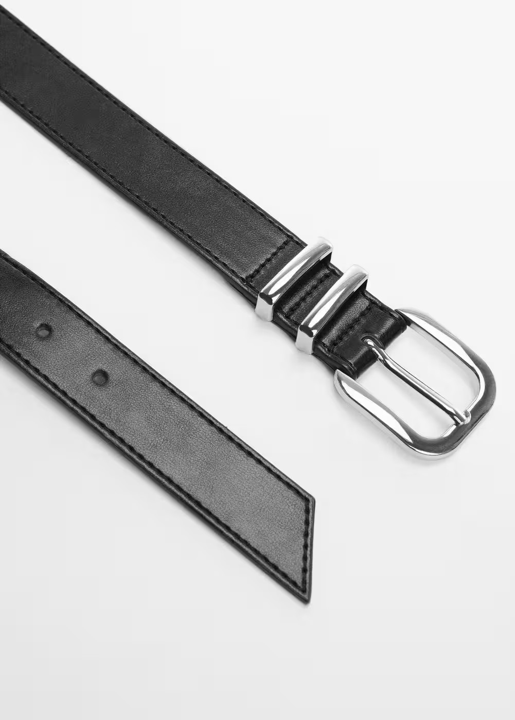 Square buckle belt -  Women | Mango United Kingdom | MANGO (UK)