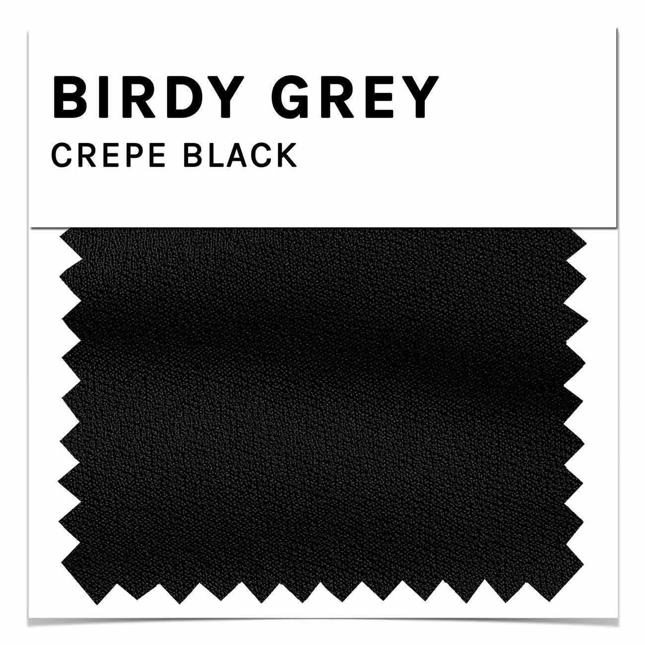 Swatch - Crepe in Black | Birdy Grey