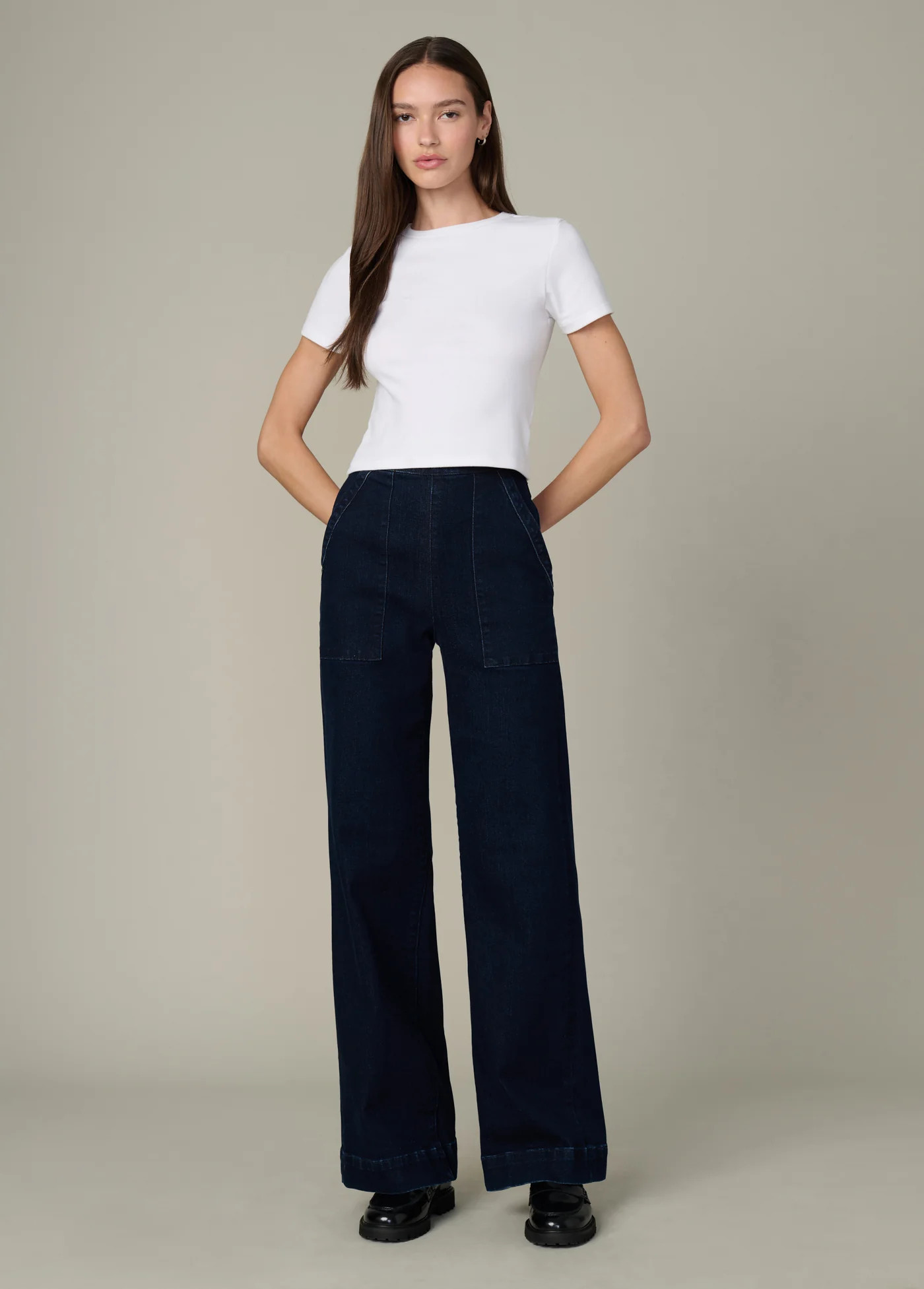 THE SIDE ZIP WIDE LEG | JOES