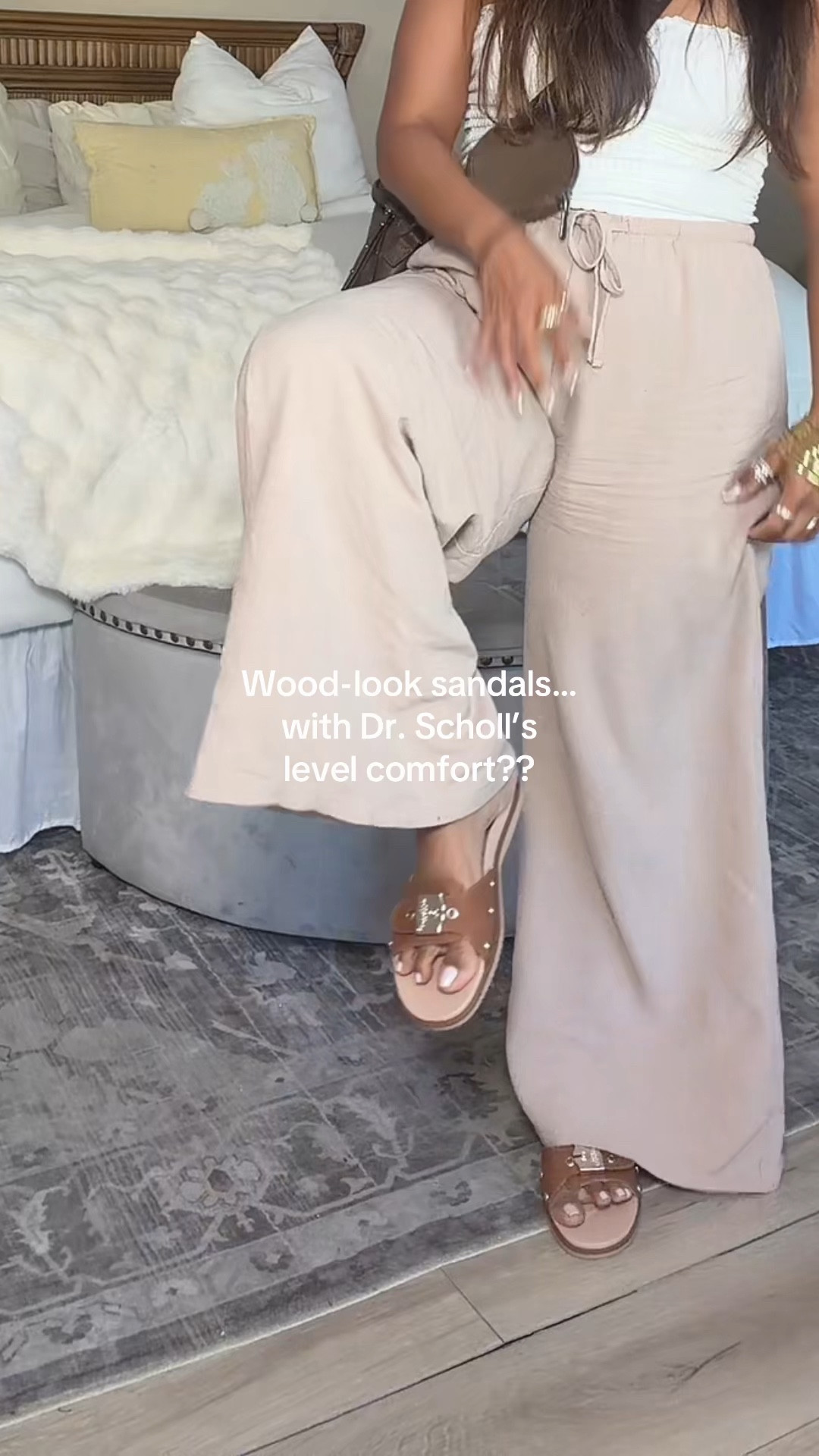 Dr Scholls making the iconic buckle sandals in a foam bed 🙌🏽 

#LTKMidsize #LTKootd #LTKSeasonal