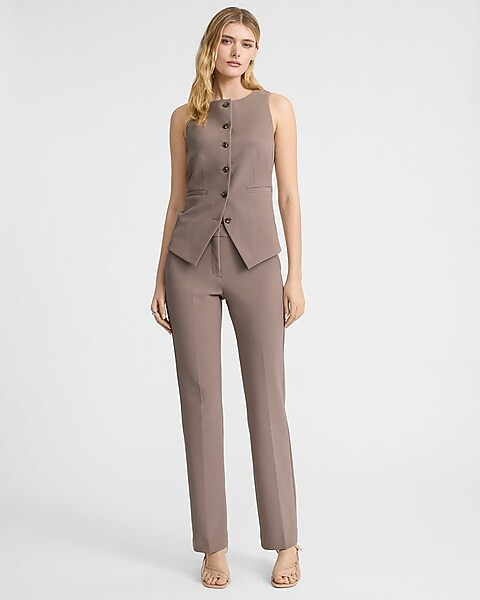 Editor Studio Stretch Twill Mid Rise Bootcut Pant | Express