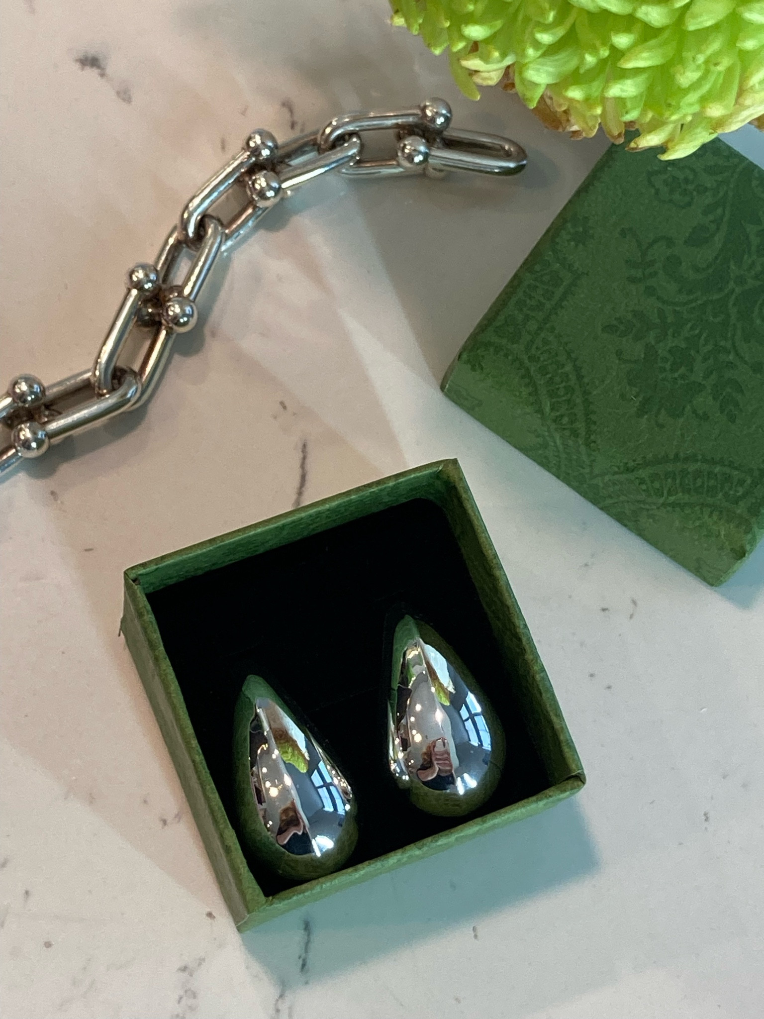 Still obsessed with these Bottega dupe earrings. I have them in silver and gold

#LTKunder50 #LTKstyletip #LTKFind