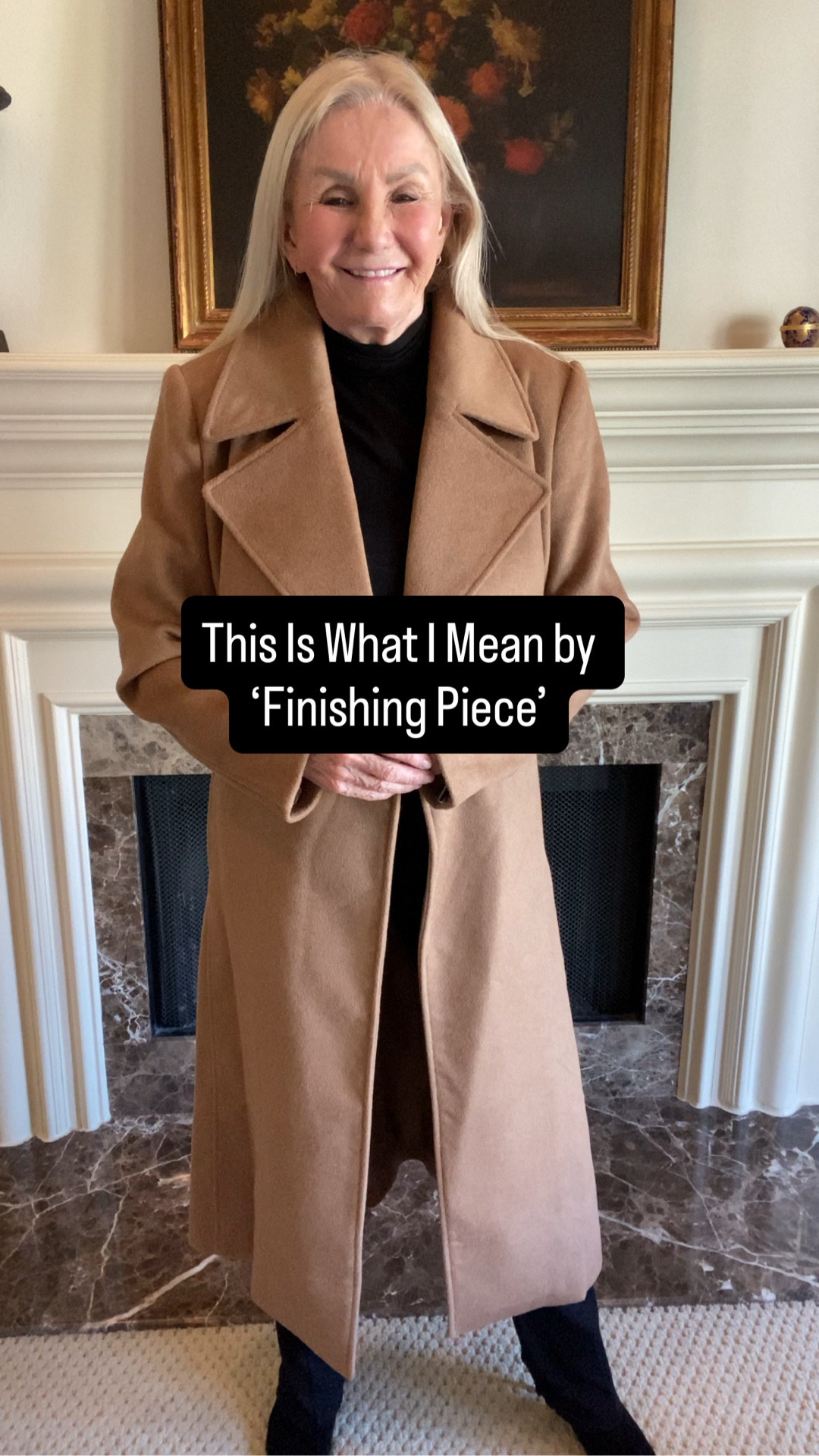 Adding this coat to an outfit changes the entire mood:

✨ The wrap closure that creates a soft, clean line
✨ The collar that frames the face beautifully
✨ The length that adds instant polish
✨ And the kind of drape that feels effortless, not fussy. 

It’s timeless in that way where you don’t remember when you bought it — just that you’ve worn it every season since.

#LTKOver40 #LTKStyleTip #LTKSeasonal