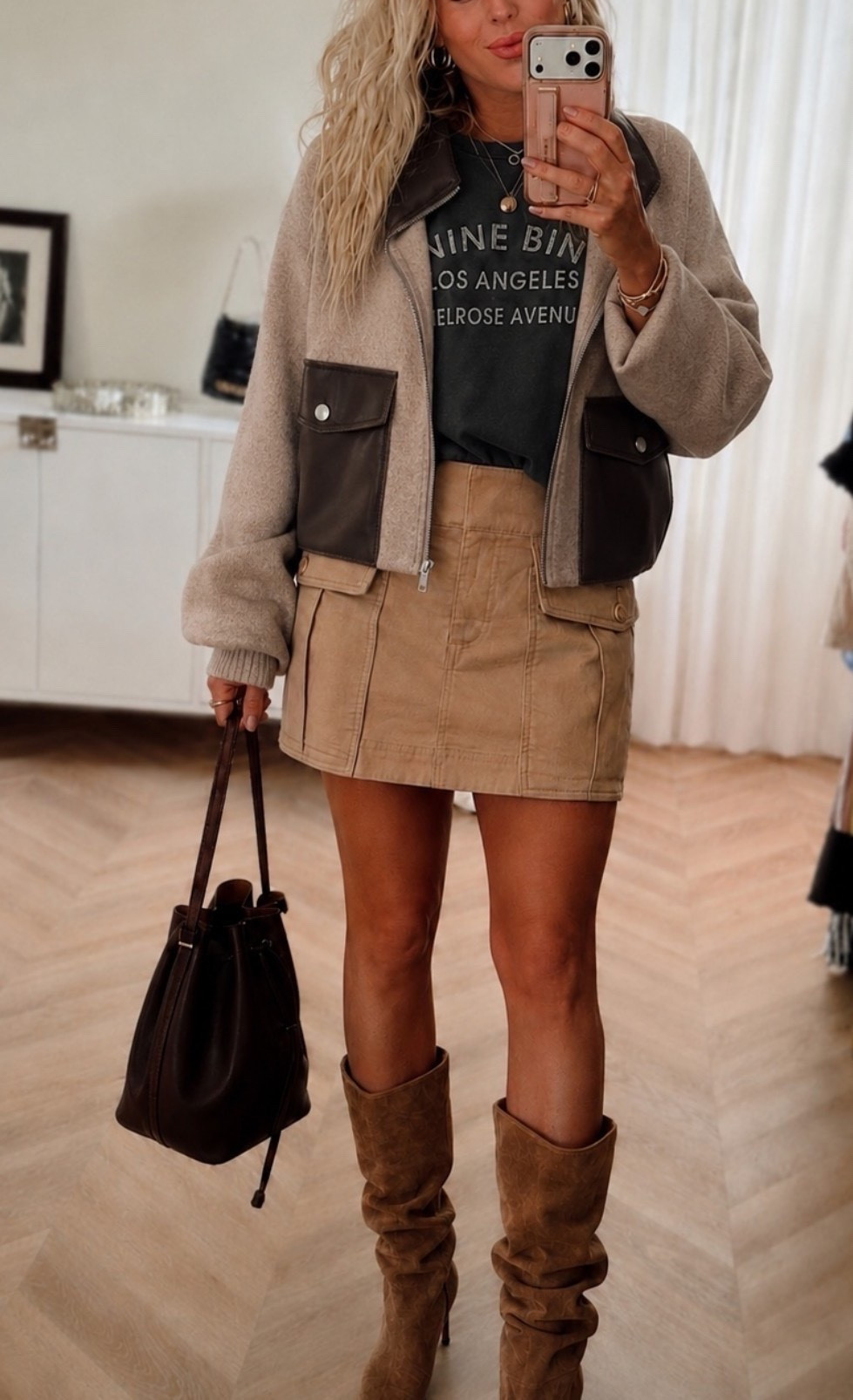 Fall style inspo! 🍂🍂🍂 wear now and wear later! Jacket sold out but linking other colors! 

All TTS.

Fall outfit. Fall style. Summer to fall. Outerwear. Skirt.

#LTKSeasonal #LTKootd