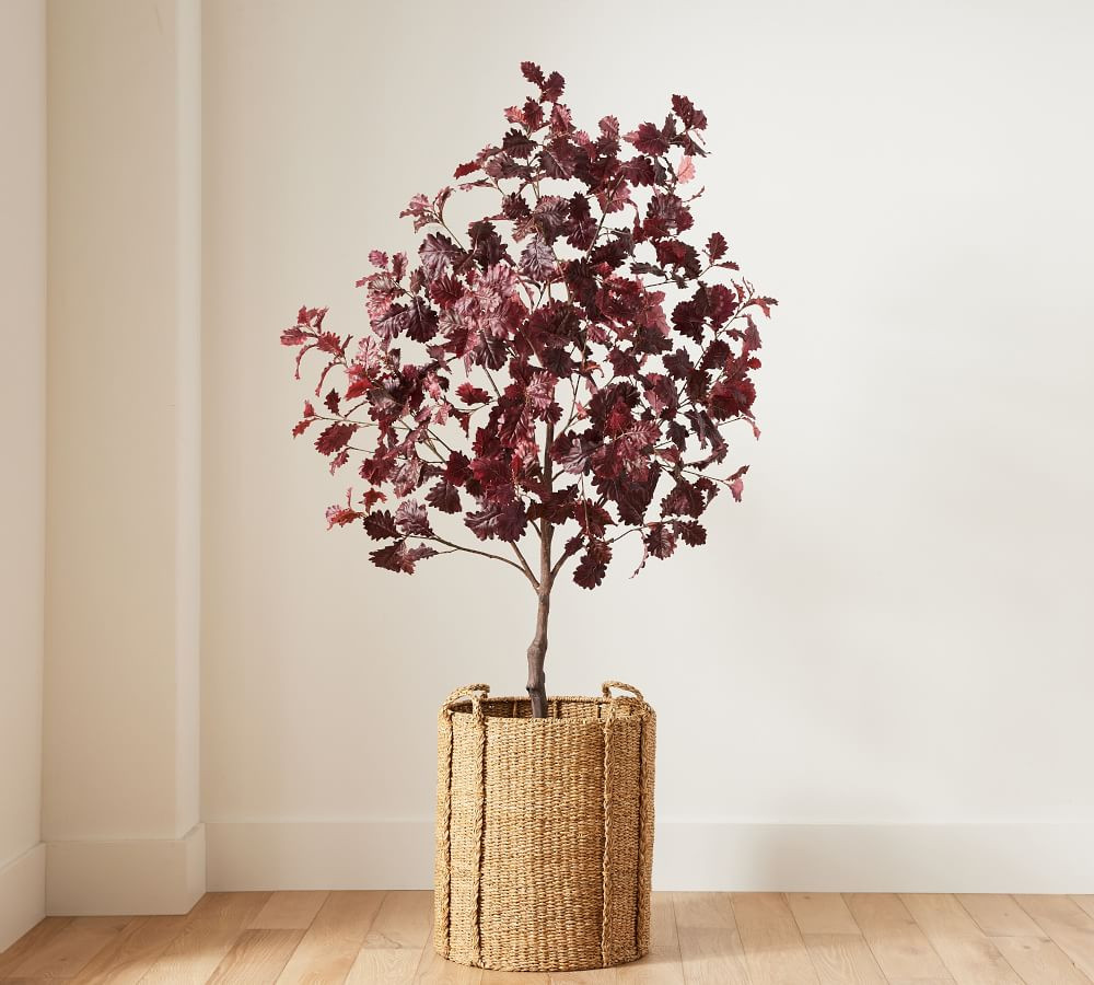 Faux Burgundy Oak Tree - 7' | Pottery Barn (US)