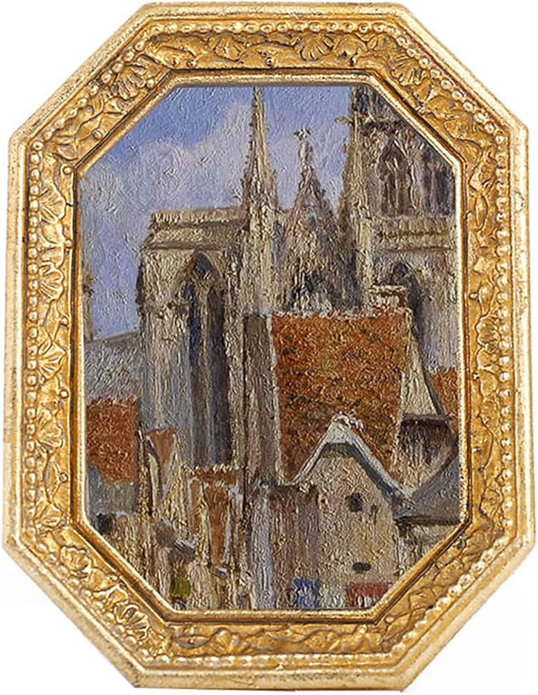 SIKOO Vintage Small Picture Frames 2.5 x 3.5 Antique Gold Wallet Size Picture Frames Ornate Mini ... | Amazon (US)