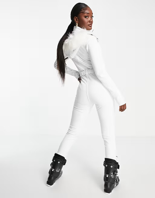ASOS 4505 Tall ski fitted belted ski suit with hood | ASOS (Global)
