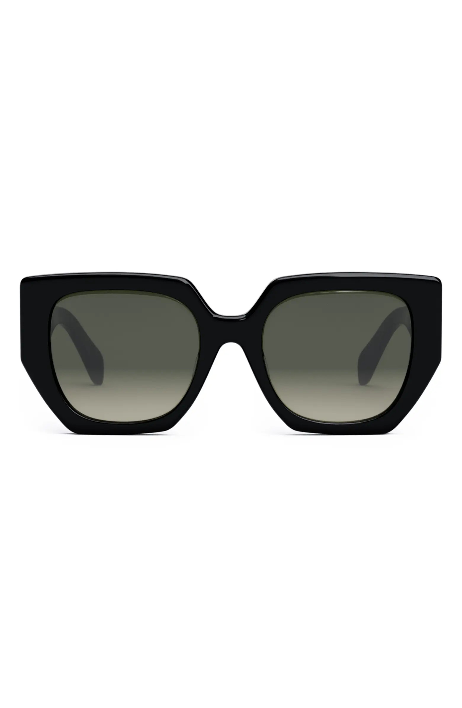 CELINE Triomphe 55mm Butterfly Sunglasses | Nordstrom | Nordstrom