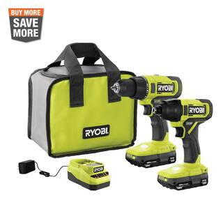 ONE+ 18V Cordless 2-Tool Combo Kit with Drill/Driver, Impact Driver, (2) 1.5 Ah Batteries, and Ch... | The Home Depot