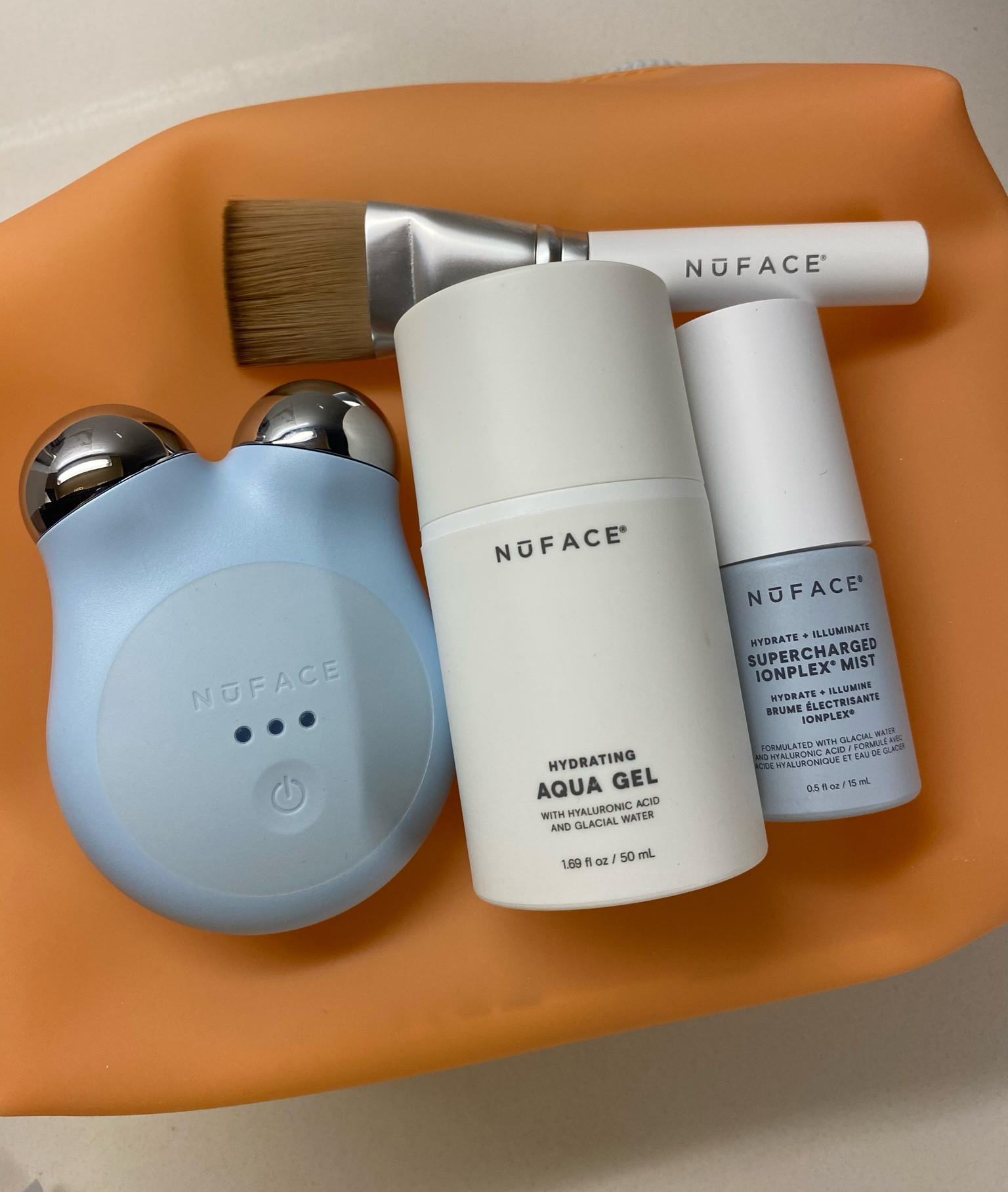 MINI+ Supercharged Skincare Routine
Limited Edition Gift Set!! Includes Clean Sweep Brush & exclusive Jelly Skincare Bag 👀🧡

so excited to try this
product - i’ve heard so many wonderful reviews! 

MINI+ Smart Device in NuBlue to lift on-the-go. 

Supercharged IonPlex® Mist formulated with glacial water & ions to deeply hydrate skin for optimal microcurrent results, then activate your lift & lock in moisture with Aqua Gel Activator.

NSALE, nordstrom anniversary sale, amazon beauty finds 

#LTKsalealert #LTKbeauty #LTKxNSale
