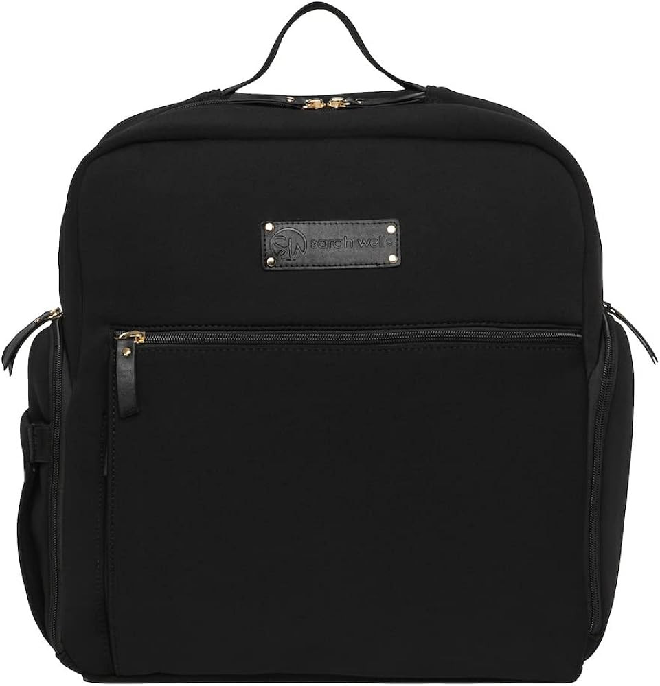 Sarah Wells Fiona Breast Pump Backpack - Neoprene, Machine Washable, Insulated Pockets, Pocket-In... | Amazon (US)