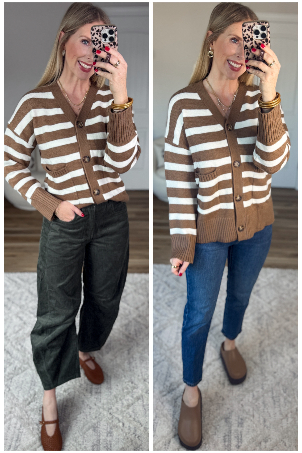 2 ways to style this striped cardigan from Walmart! 

Small 

#LTKSaleAlert #LTKFindsUnder50 #LTKootd