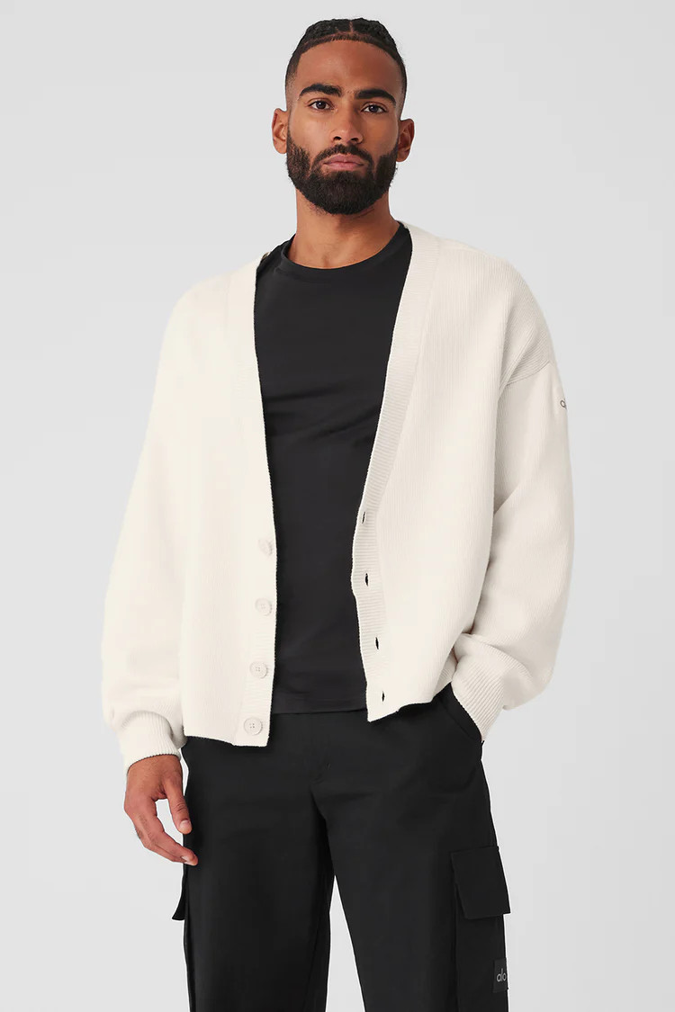 Scholar Cardigan Sweater - Ivory | Alo Yoga (US)