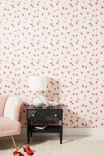 Poppy Wallpaper | Anthropologie (US)
