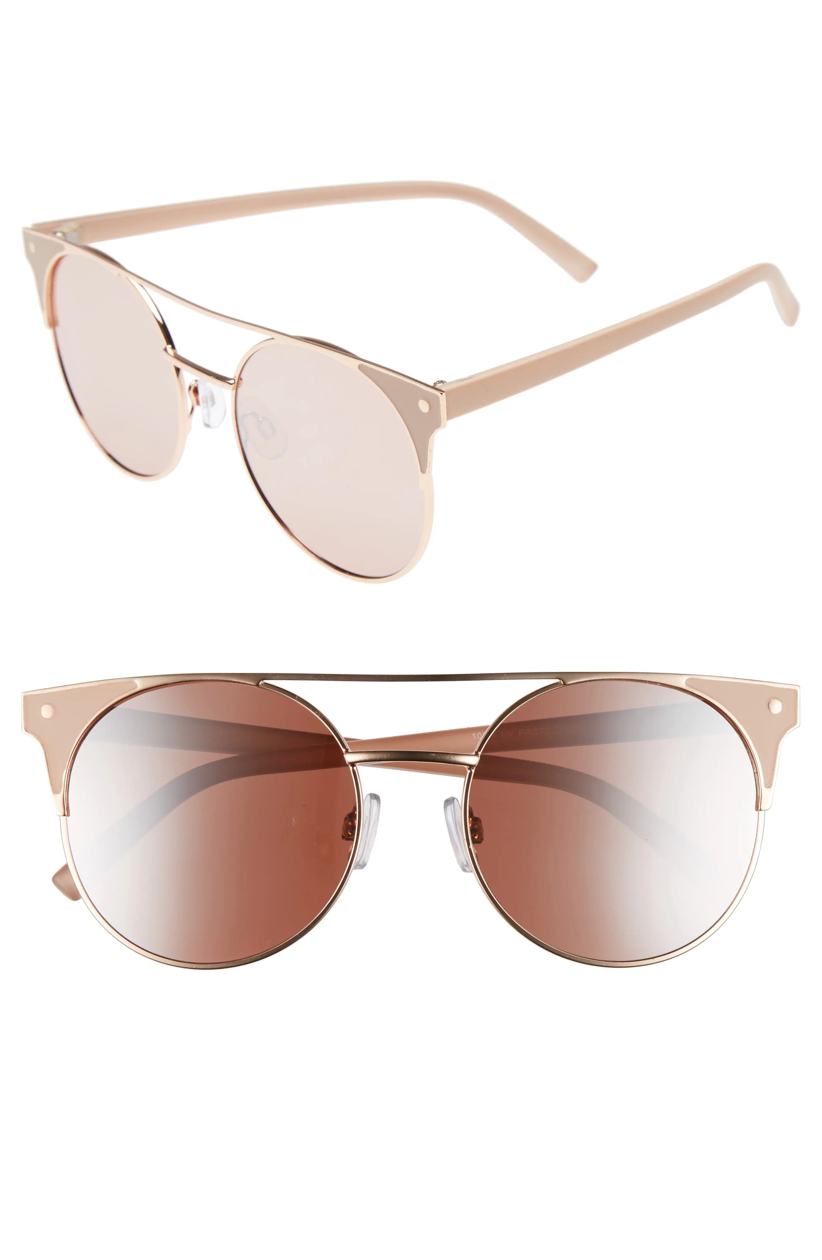 55mm Enameled Sunglasses | Nordstrom