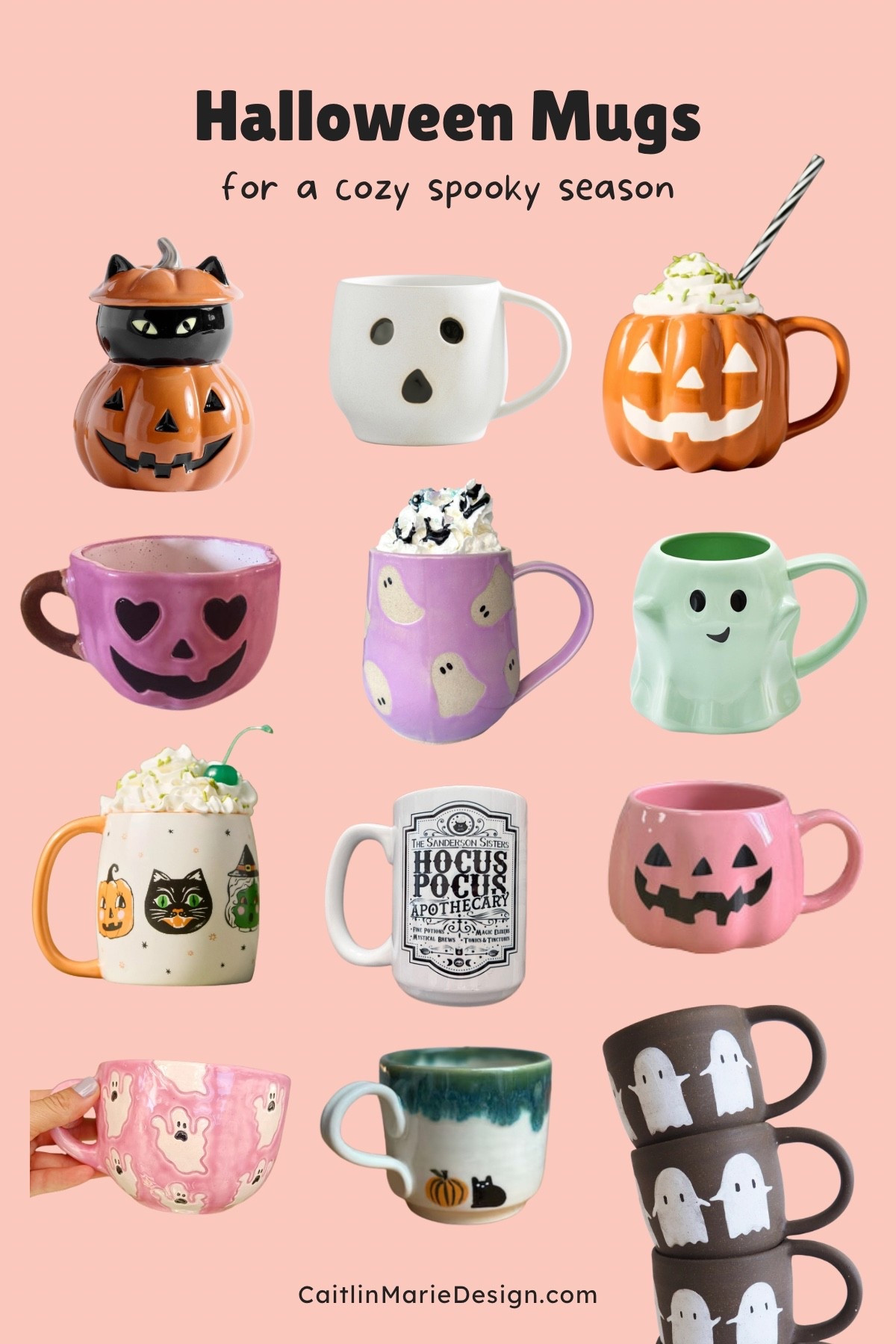 Cute Halloween mugs for a cozy spooky season ☕️ 👻 🎃 🐈‍⬛ 

Halloween coffee bar ideas, boo basket gift ideas for friends

#LTKSeasonal #LTKParties #LTKHome