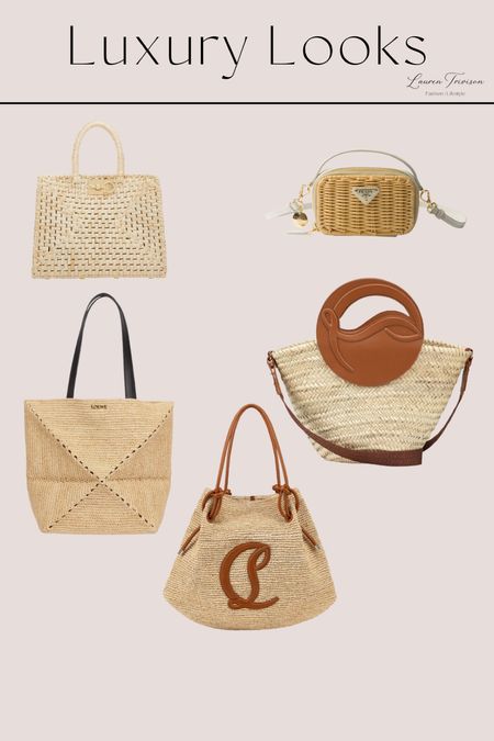 Designer handbags for summer! Featuring the prettiest woven and straw totes for vacation

#LTKStyleTip #LTKItBag #LTKTravel