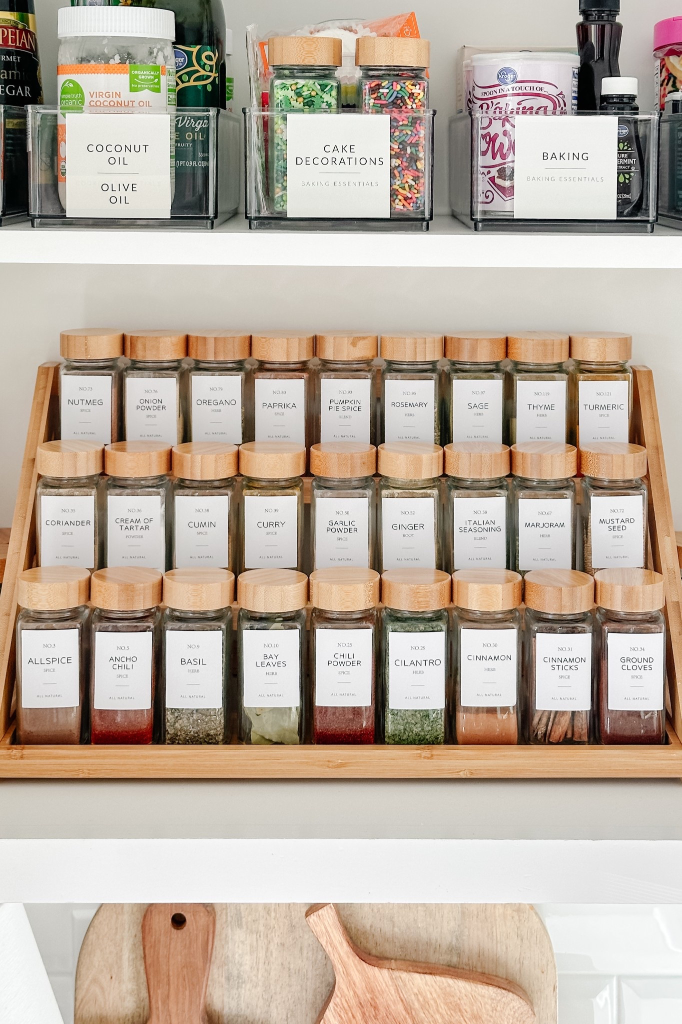 Spice rack and spice jars for a kitchen cabinet ✨

#LTKHome #LTKSpringSale #LTKSeasonal