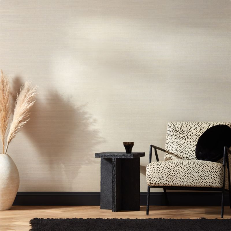 Moonstone Neutral Sisal Wallpaper + Reviews | CB2 | CB2