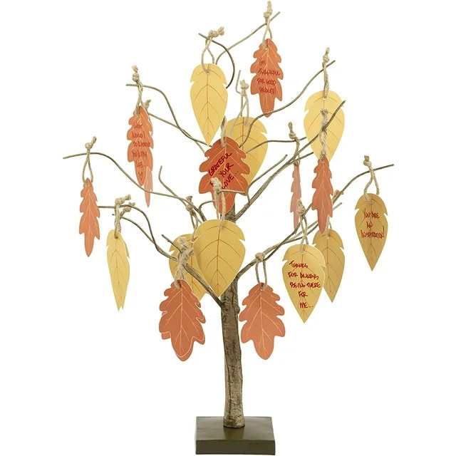 The Gratitude Tree 24 Inch with Leaves Kit Decoration - THANKSGIVING CENTERPIECE, KIDS ACTIVITY, ... | Walmart (US)