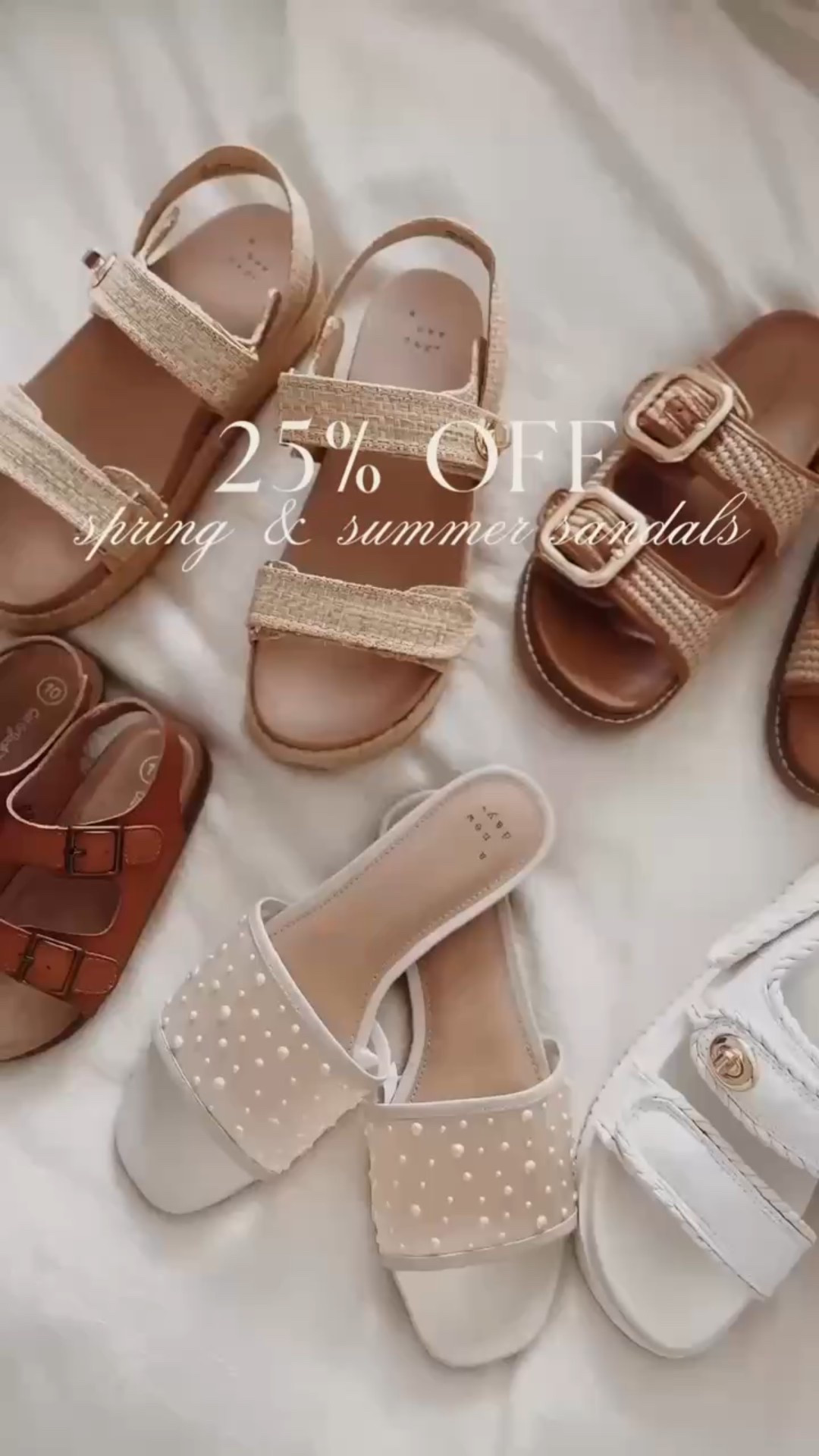 Spring & summer sandals still 25% off! Snag them before the sale ends + they're gone! 😍 I couldn't decide so I ended up with a few 😅

#LTKSpringSale #LTKSaleAlert #LTKFindsUnder50