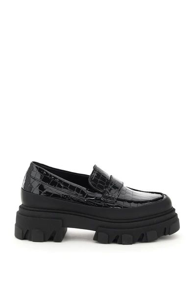Ganni Chunky Round Toe Loafers | Cettire Global