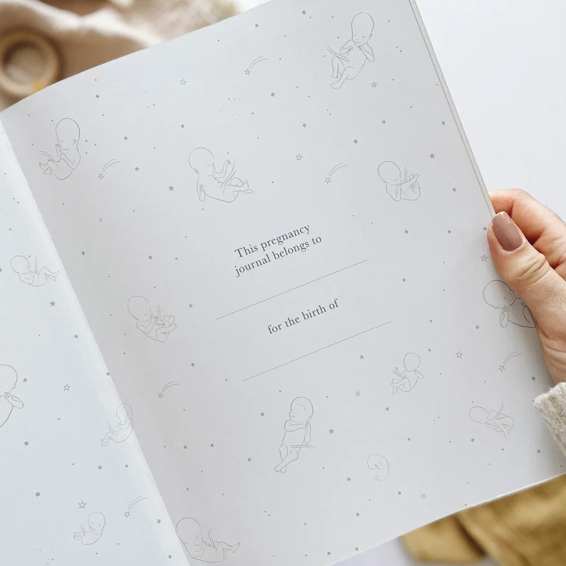 My Pregnancy Journal Expectant Mother Gift Pregnancy Planner - Etsy Canada | Etsy (CAD)