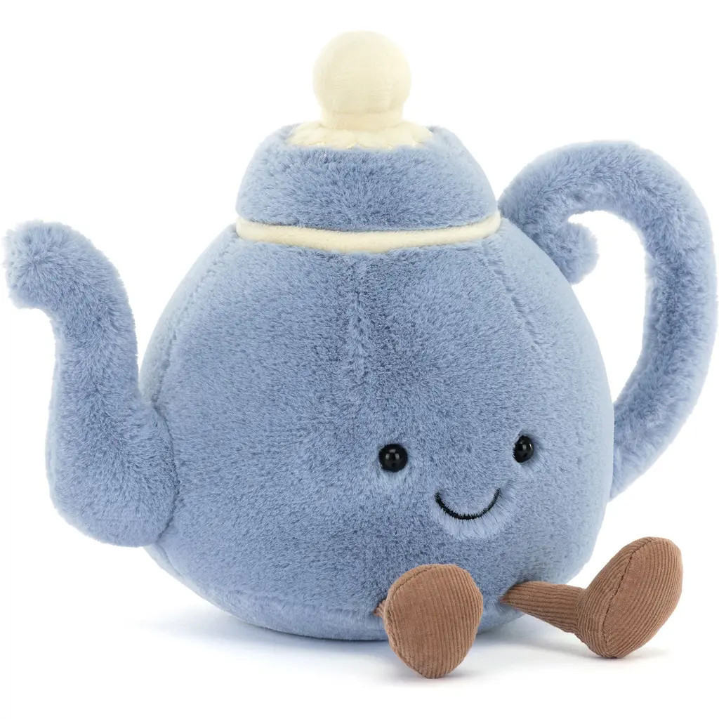 Jellycat Amuseables Vicky Teapot Plush Toy in Blue at Nordstrom | Nordstrom