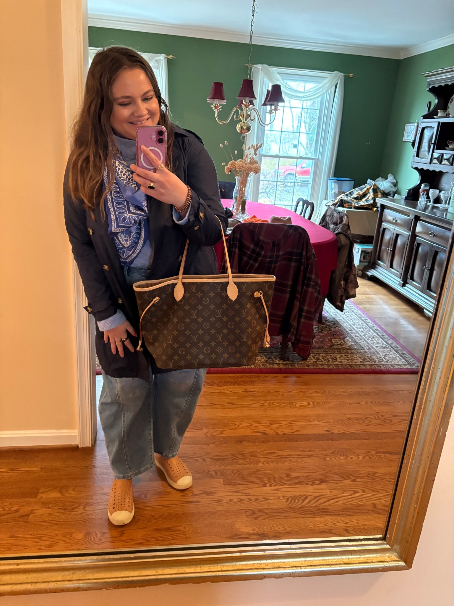 February 20, 2026 OOTD! 

Vacation scarf • silk scarf • travel shoes • comfortable shoes 

#LTKdayinmylife #LTKgrwm #LTKootd