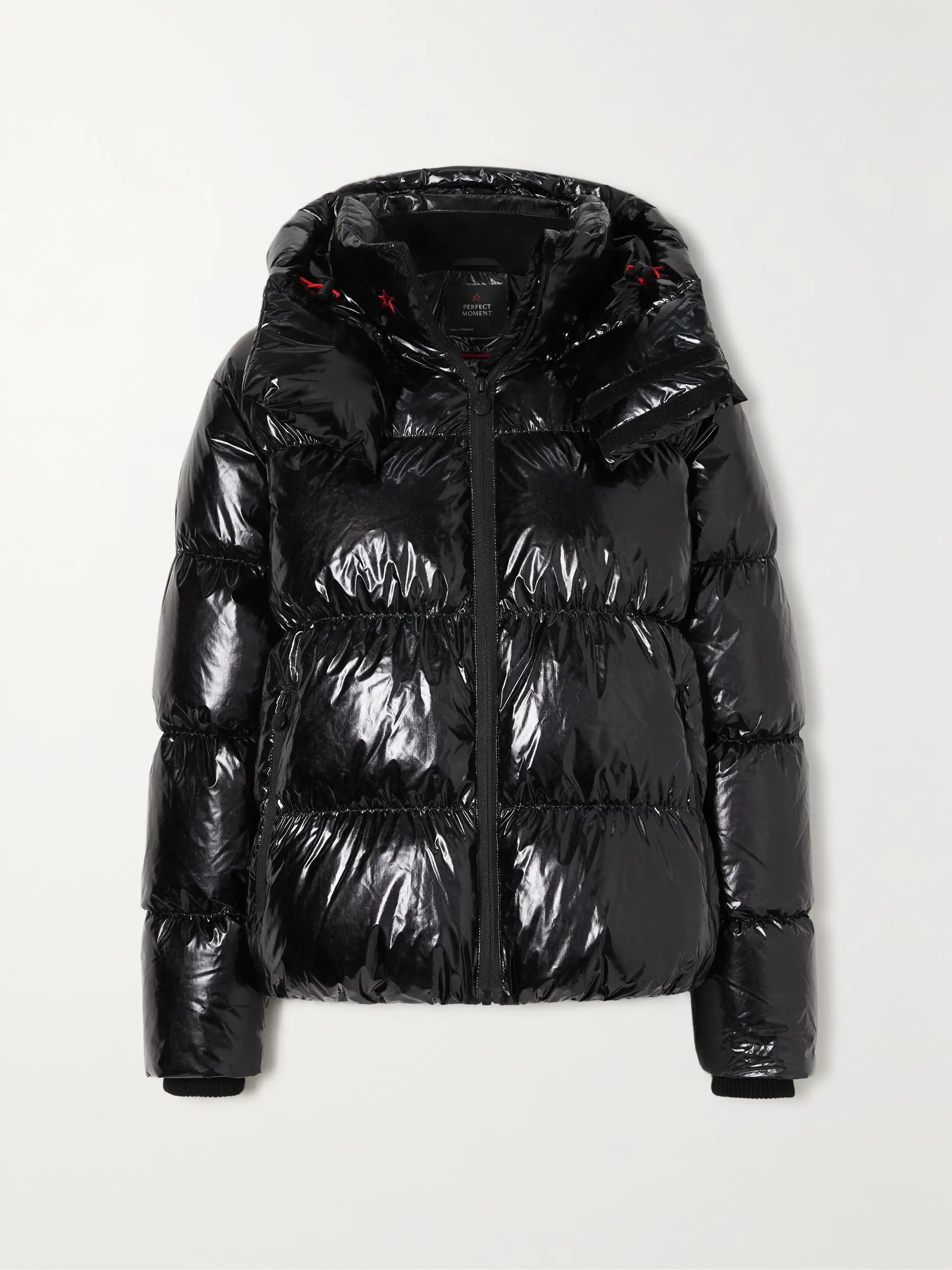 January hooded quilted glossed-shell down ski jacket | NET-A-PORTER APAC