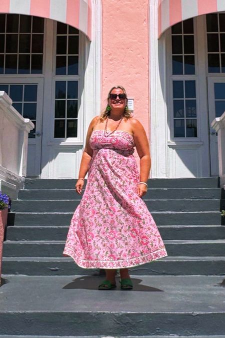 Sue Sartorial strapless dress for a stop at Don Cesar!

If you are lucky, you can find a steal on this style in the sale section.

I am wearing a M, and the long version is totally sold out, but there is a shorter one that I have tagged along with some other beautiful patterns.

#LTKmidsize #LTKsalealert #LTKSeasonal
