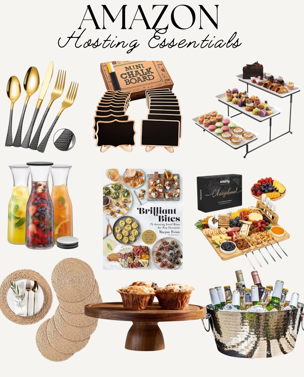 Amazon Hosting Essentilals

#LTKHome #LTKfoodie #LTKStyleTip
