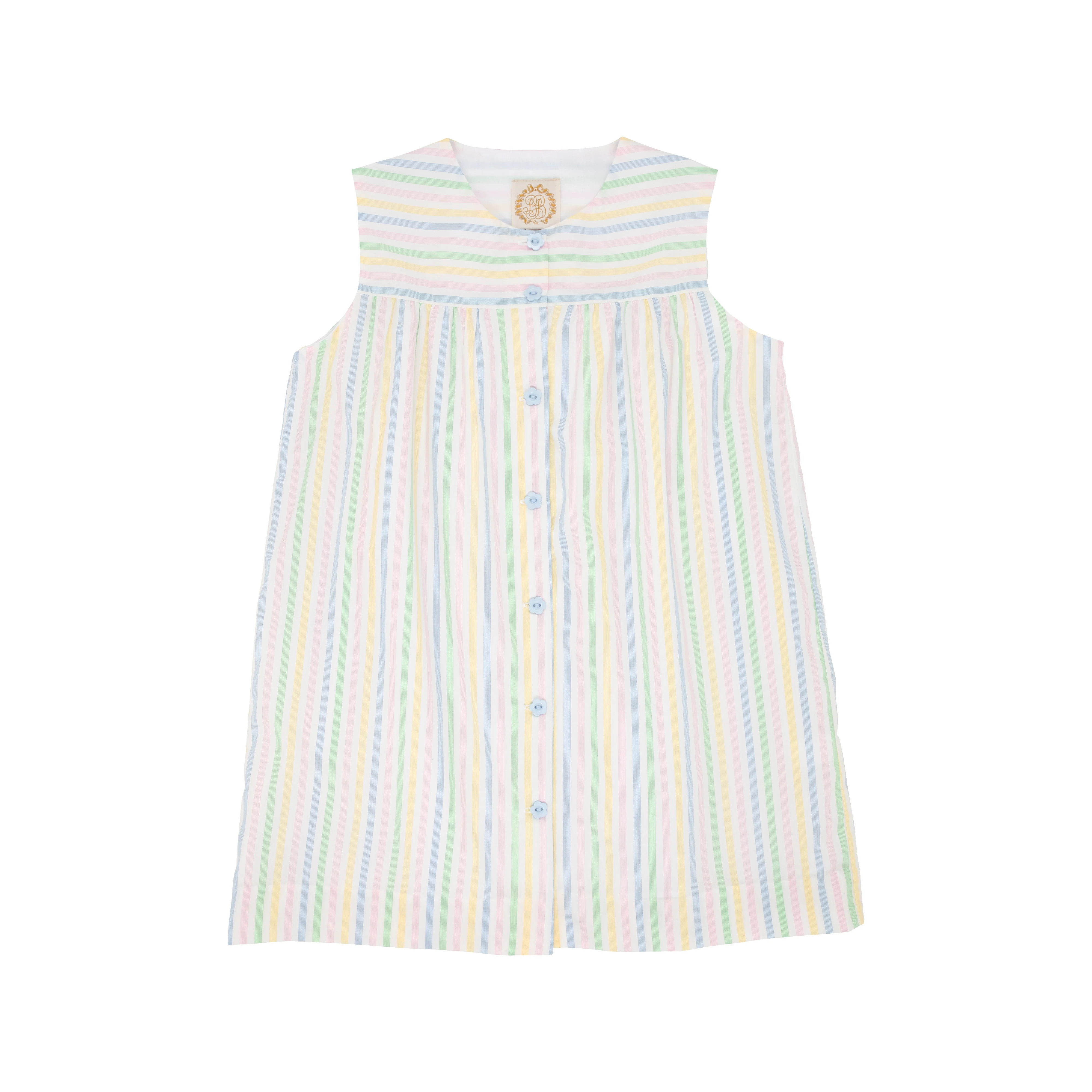 Sleeveless Tabitha's Teacher's Pet Dress - South Carolina Stripe | The Beaufort Bonnet Company