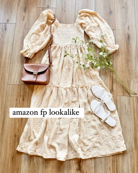 Amazon fashion. Free people dahlia look a like dress. Easter dress. 

#LTKsalealert #LTKSeasonal #LTKFestival