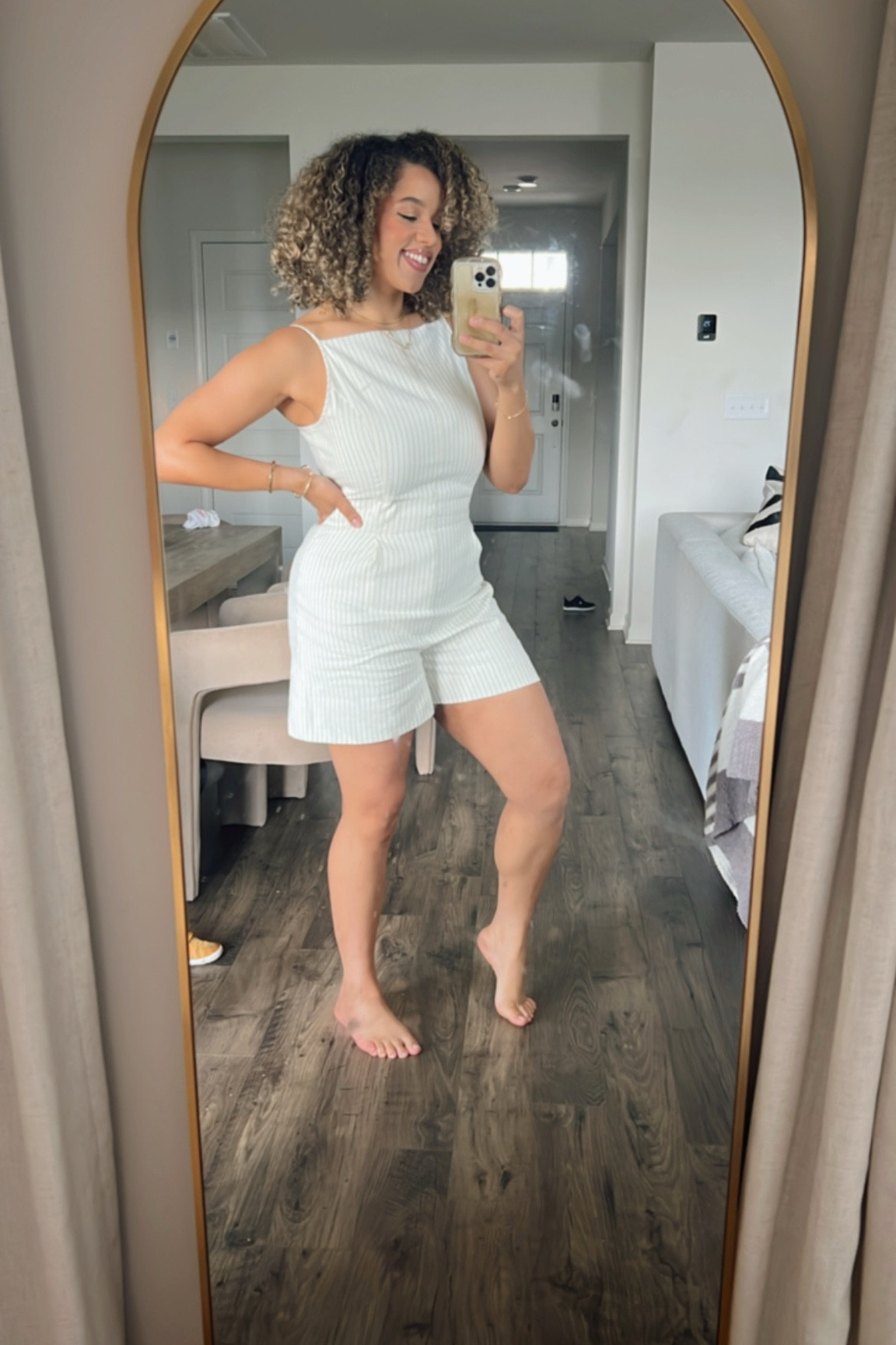 Cute linen romper for midsize girlies  

#LTKMidsize #LTKStyleTip #LTKWorkwear