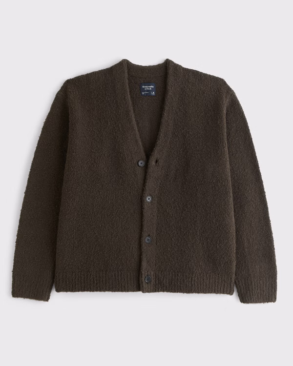 Men's Boucle Cardigan | Men's Tops | Abercrombie.com | Abercrombie & Fitch (US)