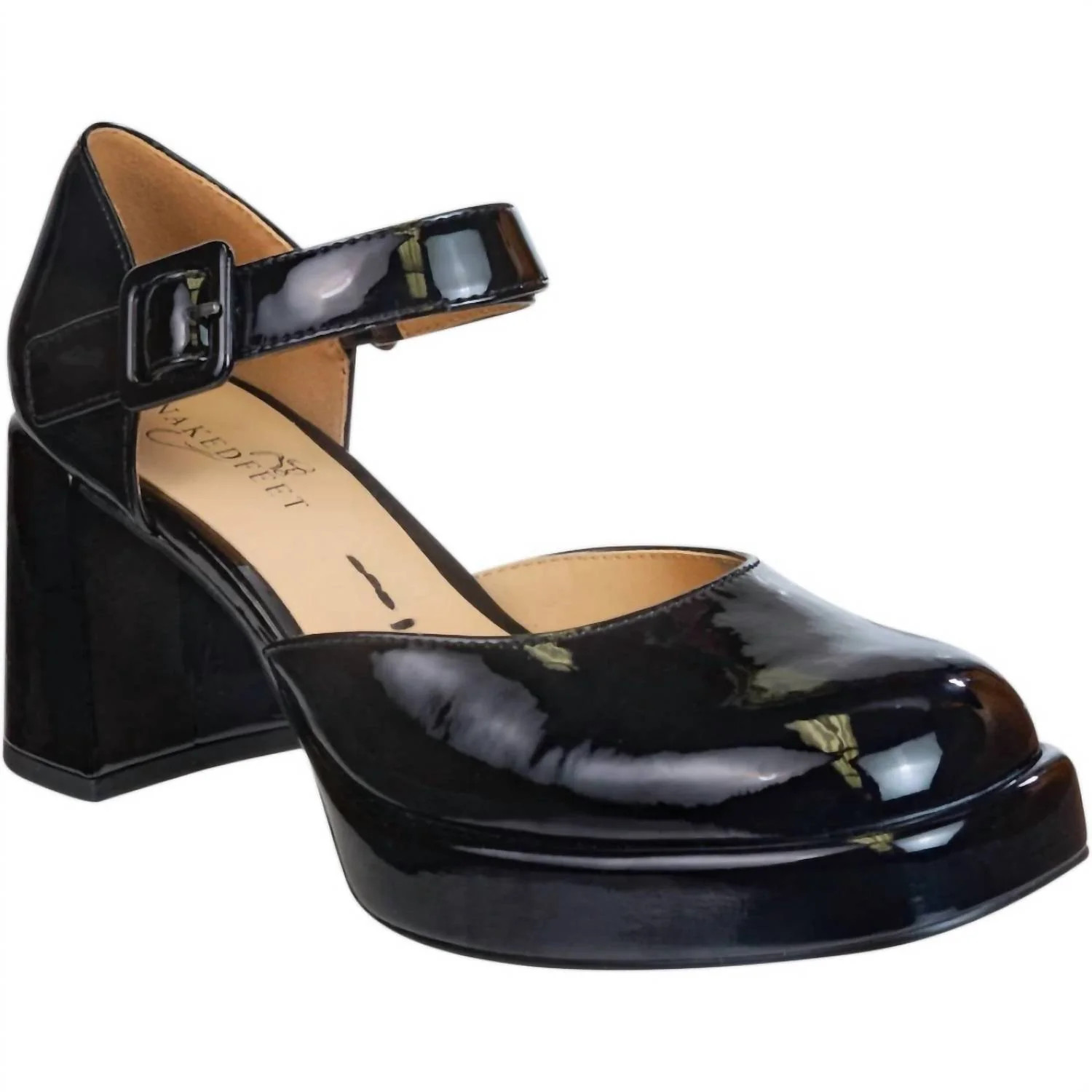 Women's Estonia Mary Jane Heeled Clogs In Black | Shop Simon