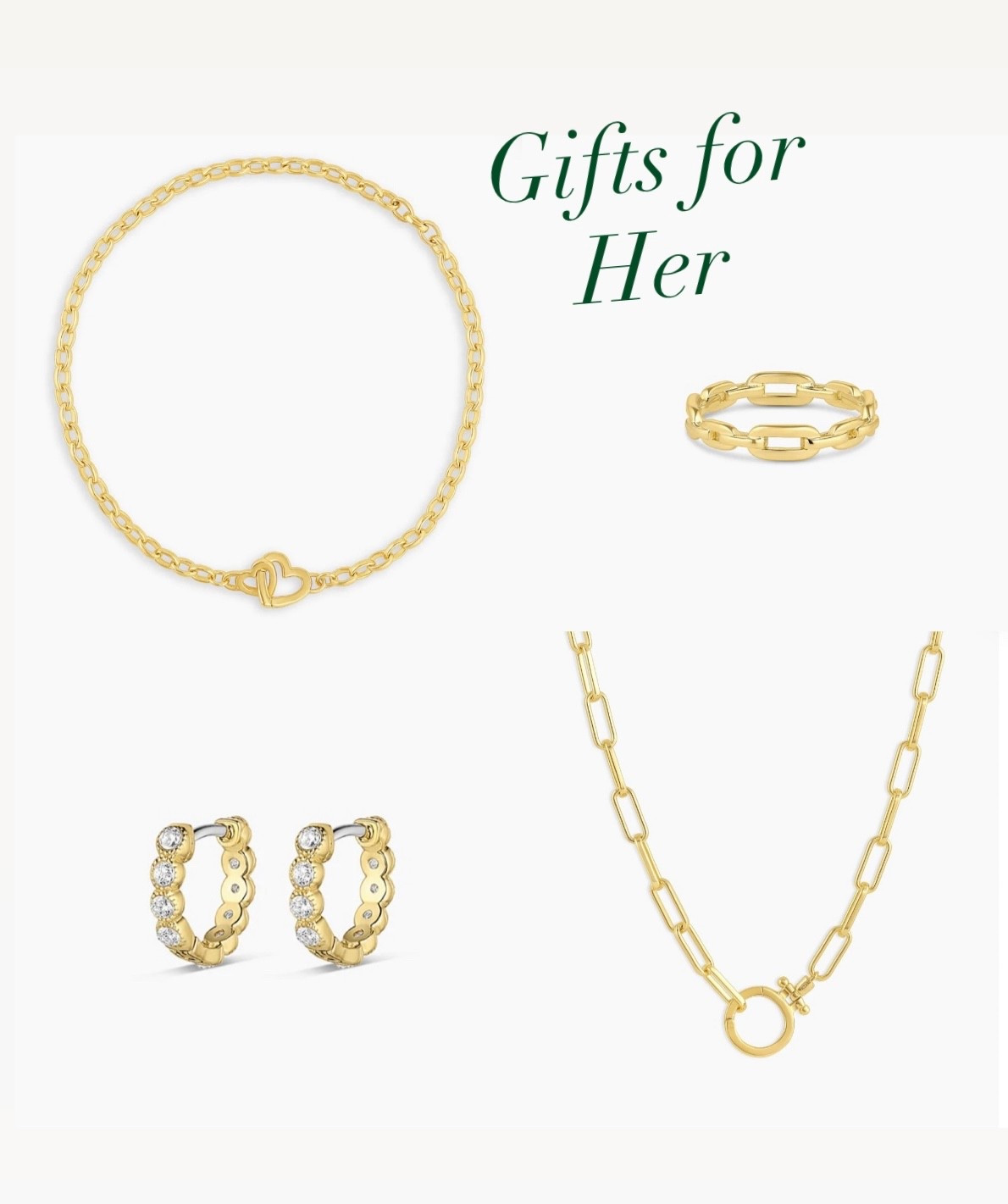 Gift guide for her, jewelry for daughter or sister, holiday gifts, Gorjana 

#LTKSeasonal #LTKHoliday #LTKGiftGuide