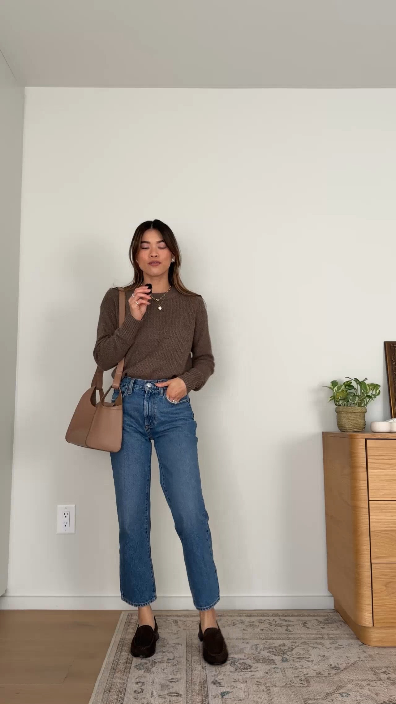 These jeans are so good from @Quince and only $50!

Sizing info:
-Quince 100% Yak Wool Diamond Stitch Crew (Size Small in heather Brown) 
-Quince Bella Rigid Straight Jeans (Size 24 Short in Horizon Blue)

petite fashion, get dressed with me, outfit inspiration, ootd, nashville outfit, Nashville influencer, petite style, vacation style, casual outfits, mom style, petite pants, fall outfits, fall outfit info, fall pants, fall outfit idea, fall top, fall sweater, fall shoes, quince, summer top, petite jeans, quince, quince jeans, quince haul, summer sweater,

#LTKootd #LTKSeasonal #LTKPetite