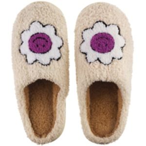 Sherpa Slippers Flower, Assorted Sizes, 1 pair | CVS
