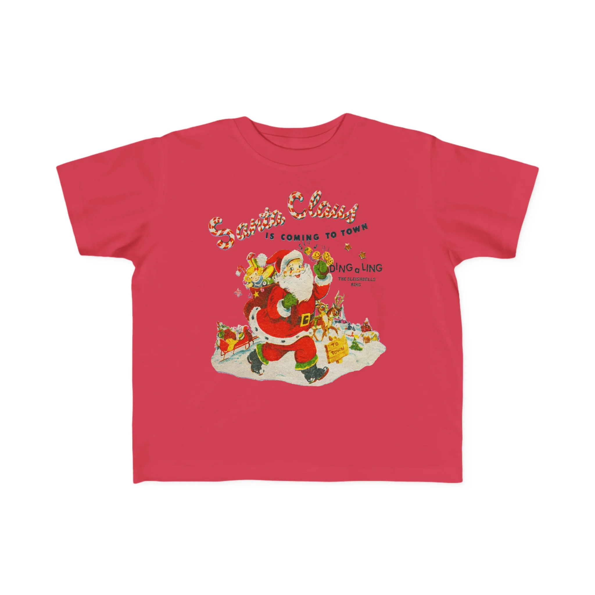 Santa Claus Is Coming To Town Toddler Tee | Shop Kristin Jones