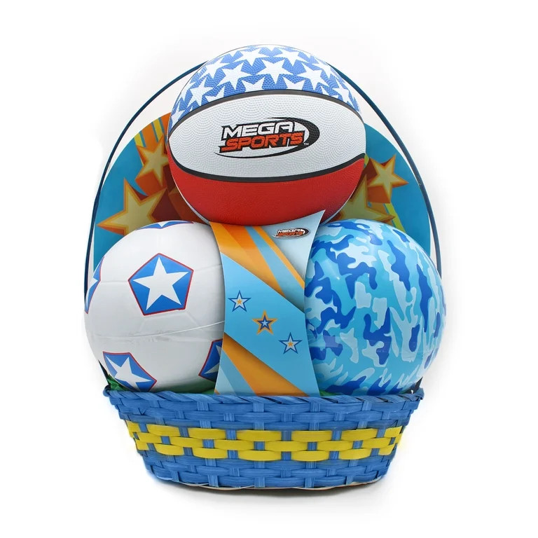 3 Ball Boys Prefilled Easter Basket, Megatoys | Walmart (US)